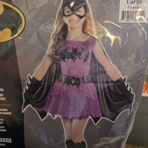 Batgirl Kids Costume - Purple and Black Size Child LARGE 12-14 12/14
